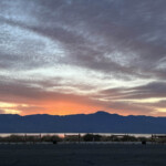 Sunset on the Salton Sea