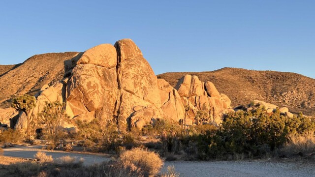 rocky sunrise