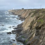 Point Arena lighthouse - famous in its day