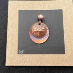 Copper penny dragonfly