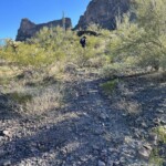 CrossCountry Bob pulls away on the trail (a rare event)