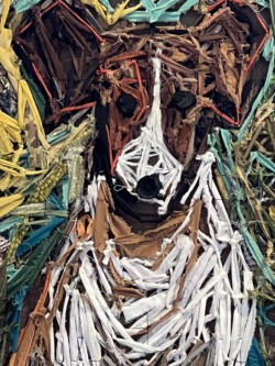 Andriy Nabokov woven art for Ukraine