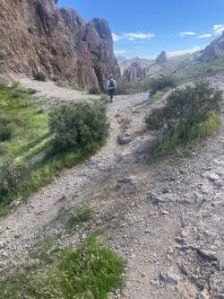 cresting the ridge
